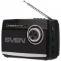 Kõlar SVEN SRP-155, must (3W, Bluetooth, FM/AM/Lühilaine, USB, microSD, taskulamp, aku)
