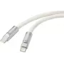 Renkforce USB-C® kaabel USB 2.0 USB-C® pistik, USB-C® pistik 1,00 m valge RF-6056876 (RF-6056876)