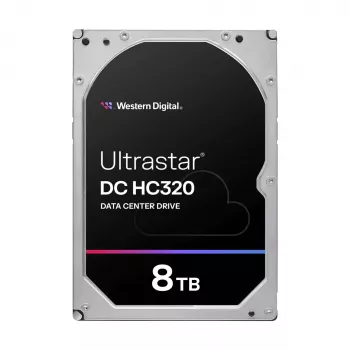 Sisemine 3,5-tolline SAS-kõvaketas Western Digital Ultrastar DC HC320 8 TB, 7200 p/min, 12 Gbit/s, 256 MB vahemälu