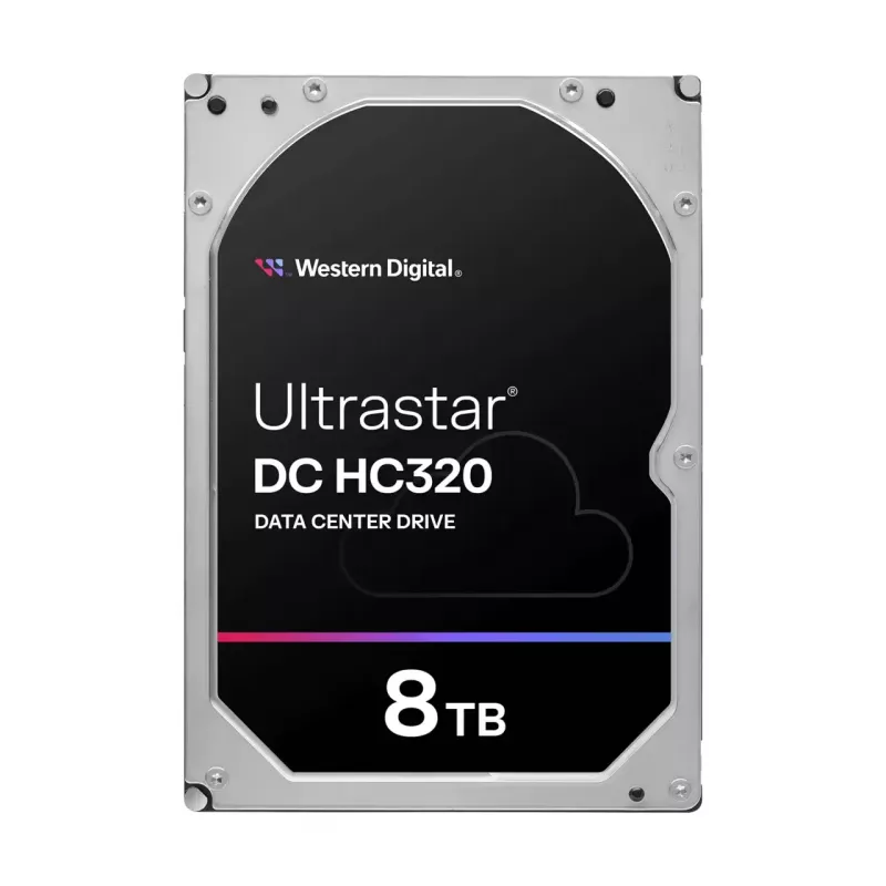 Sisemine 3,5-tolline SAS-kõvaketas Western Digital Ultrastar DC HC320 8 TB, 7200 p/min, 12 Gbit/s, 256 MB vahemälu