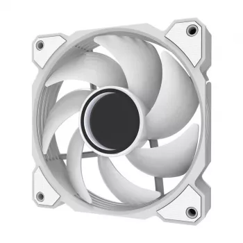 Darkflash DR08 jahutusventilaator (valge) — korpuse/protsessori ventilaator, mudel DR08 Valge, üksik 120 mm ventilaator