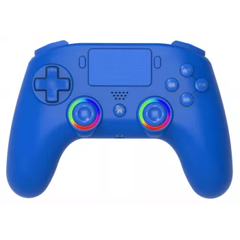 Juhtmevaba LED-kontroller SUBSONIC SA5639-3 PS4-le ja arvutile, sinine juhtmevaba mängupult