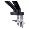Monitorikinnitus DIGITUS Dual disainiga kahele kuni 35-tollisele ekraanile, klambriga, 2×10 kg, VESA 75×75–100×100, kallutus -45–90°
