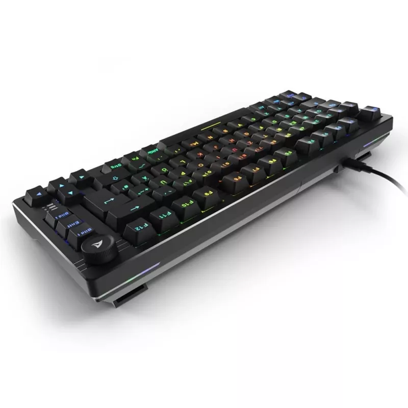 Sharkoon SGK25 klaviatuur Kodu USB QWERTZ Saksa Must 75% RGB LED