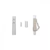 Qoltec 54450 fiiberoptiline pistik LC mitmemoodiline Beež Hõbedane