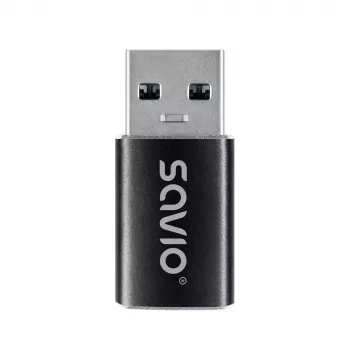 Savio AK-81 videokaabli adapter USB USB-C USB Type-A must