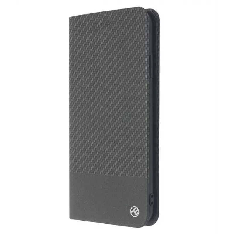 Telefoniraamatümbris Tellur Carbon iPhone XS-ile — must