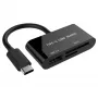 Kaardilugeja USB-C SDXC/kombo/must