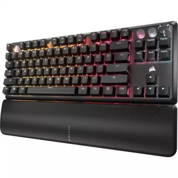 Mehaaniline numbriklahvideta klaviatuur CORSAIR K70 PRO TKL — RGB-taustvalgustusega, kompaktne paigutus