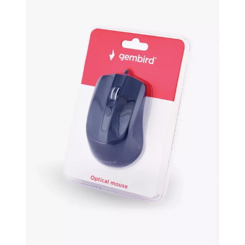 Gembird MUS-4B-01 hiir mõlemakäeline USB Type-A optiline 1200 DPI