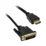 Video kaabliadapter Akasa AK-CBHD06-20BK 2m DVI-D HDMI Must