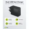 Siselaadija Goobay 61757 kiirlaadimine USB USB-C 2 porti must
