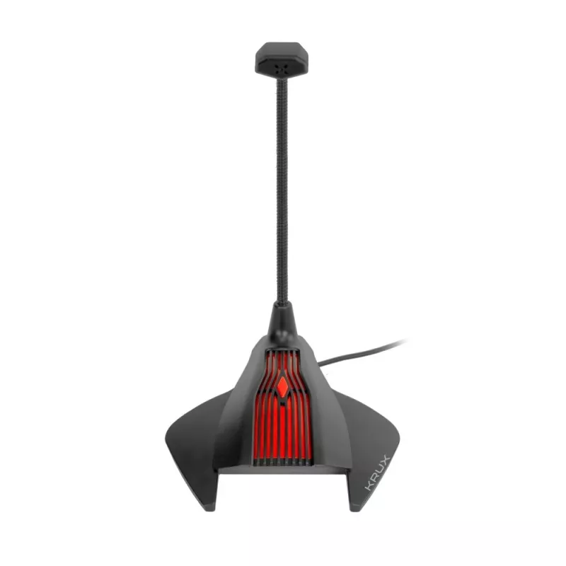 Juhtmega mikrofon KRUX Prana Jack KRX0005 — kardioidne, 20–20000 Hz, 16-bit, must