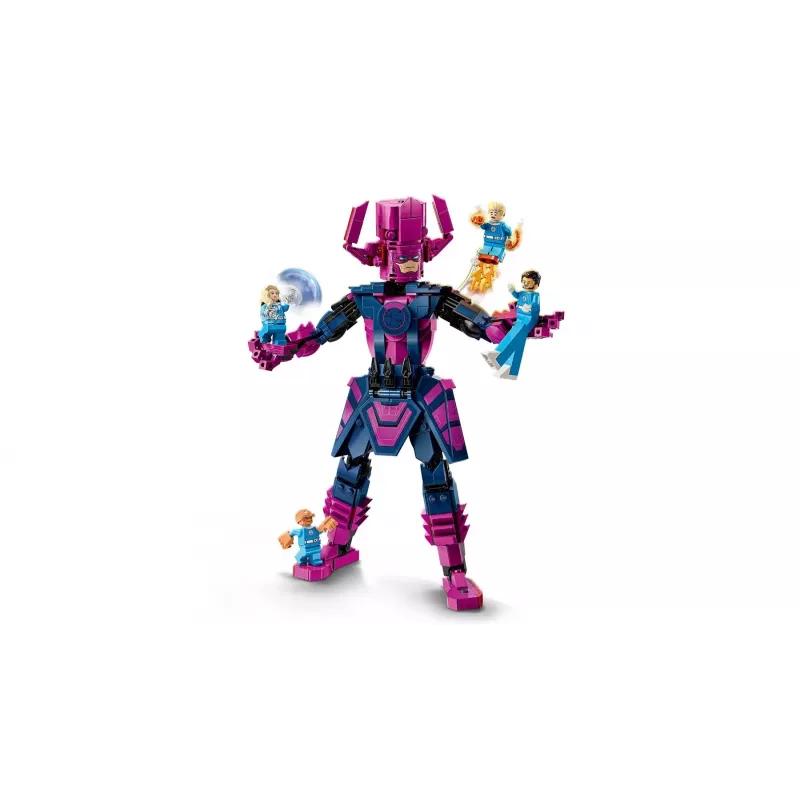 LEGO ehituskomplekt Marvel Super Heroes 76316 — Fantastiline Nelik: Galactuse minifiguuride komplekt, 427 osa, 4 minifiguuri, vanus 9+