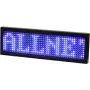 ALLNET elektrooniline programmeeritav nimesilt Serial – sinine