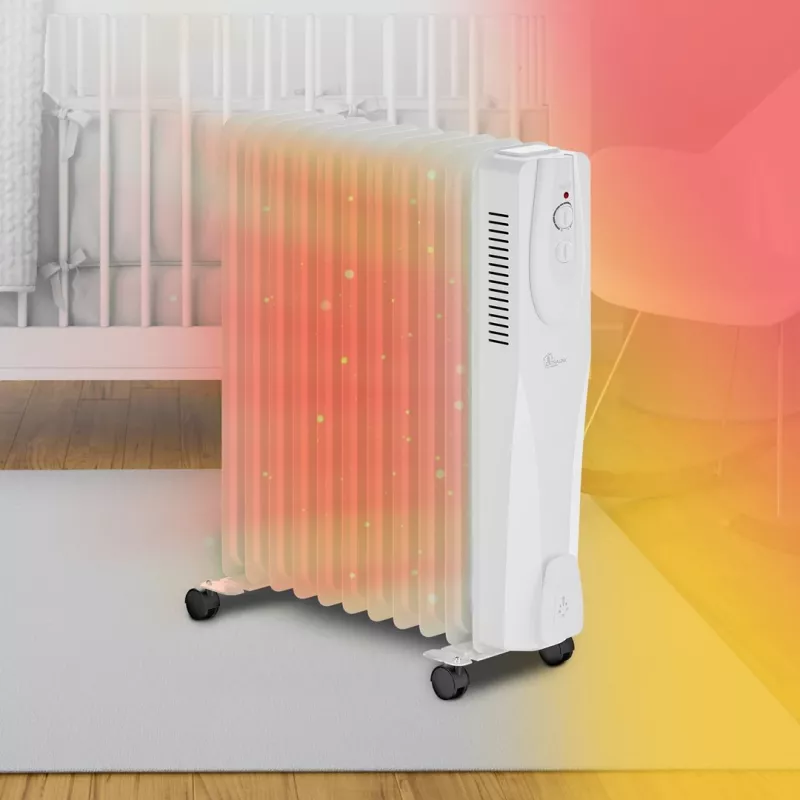 Extralink õliradiaator NY-25W1 2500W, 11 ribiga