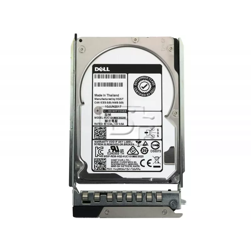 DELL 400-ATJL sisemine kõvaketas 1,2 TB 10000 p/min 2,5-tolline SAS