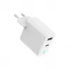 Gembird TA-UC-PDQC65L-W-01 mobiilseadme laadija universaalne valge AC kiirlaadimine siseruumides