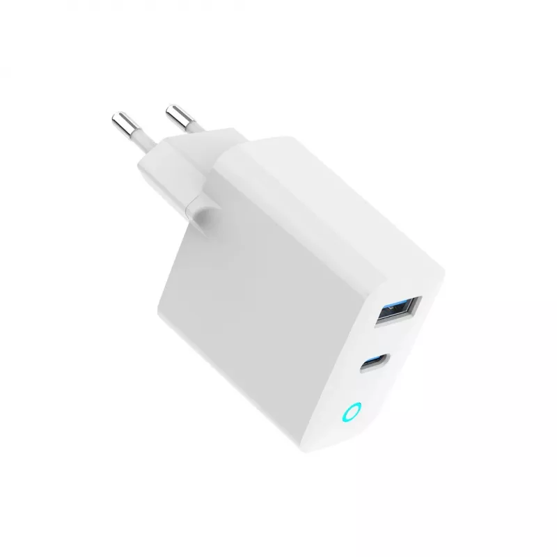 Gembird TA-UC-PDQC65L-W-01 mobiilseadme laadija universaalne valge AC kiirlaadimine siseruumides