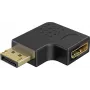 Goobay DisplayPort nurgeline adapter 90° vasak must (77132)