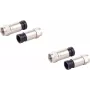 Koaksiaal-F-kompressioonpistikute komplekt ShiverPeaks 85029-A-SET2 7 mm kaablitele, 2 tk