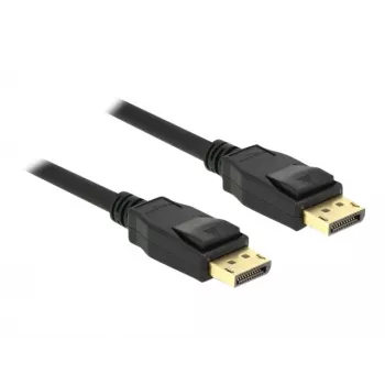 DeLOCK - DisplayPort-kaabel - DisplayPort (M) kuni DisplayPort (M) - 1,5 m - 4K tugi - must (85508)