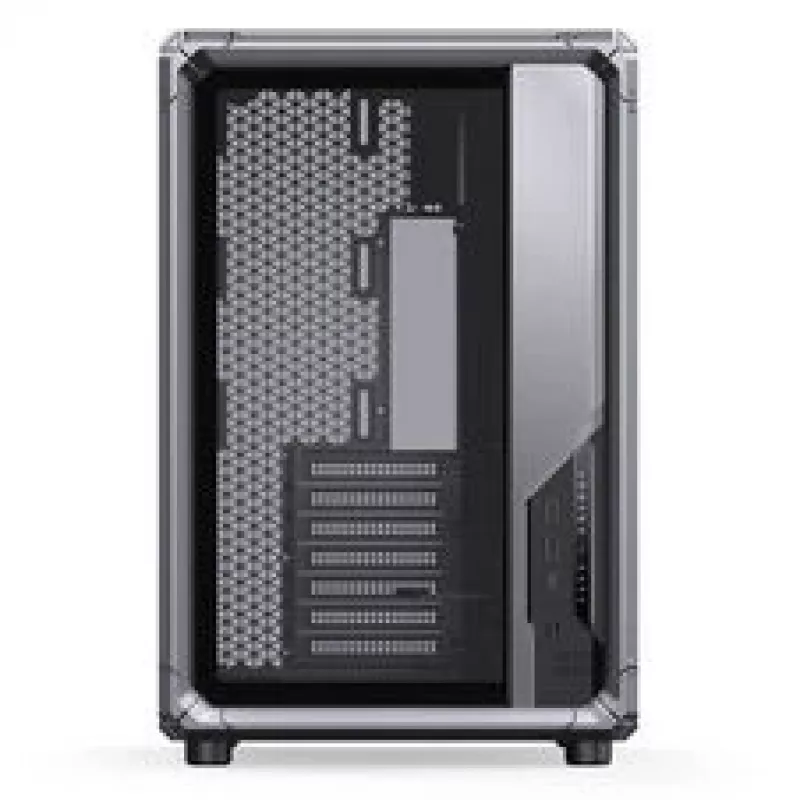 PC korpus Jonsbo X400, Midi-Tower ATX, karastatud klaasist külgpaneel, hall