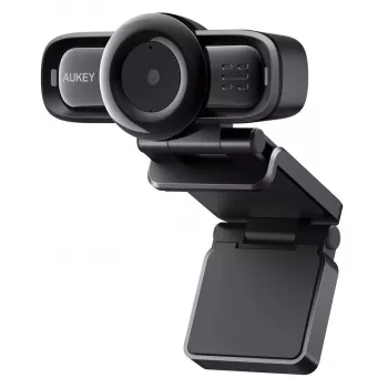 Veebikaamera AUKEY PC-LM3 2 MP 1920 x 1080 pikslit USB 2.0 Must