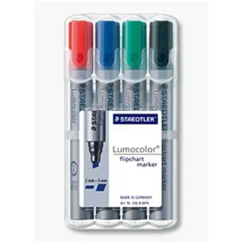 Marker Staedtler 356 B WP4 4 tk Must Sinine Roheline Punane