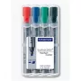 Marker Staedtler 356 B WP4 4 tk Must Sinine Roheline Punane