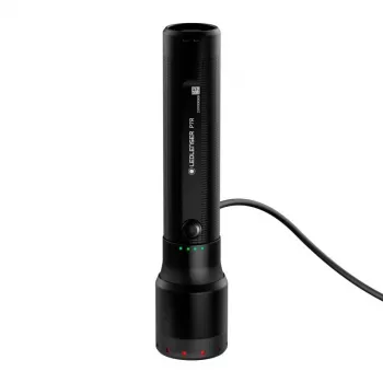 Käsilamp Ledlenser P7R must laetav LED 1000 luumenit, 3,7 V 21700, IP68, 159 mm, 360 g