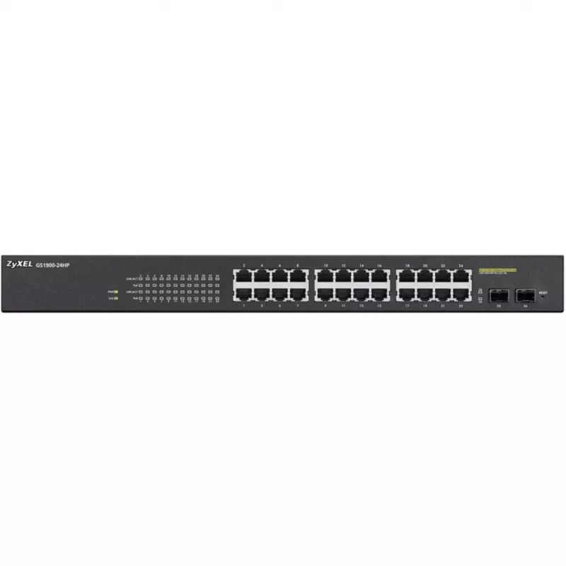 Zyxel GS1900-24HP hallatav Gigabit Ethernet (10/100/1000) 1U must