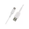 USB-kaabel Belkin CAB001BT2MWH 2m USB A to USB C valge