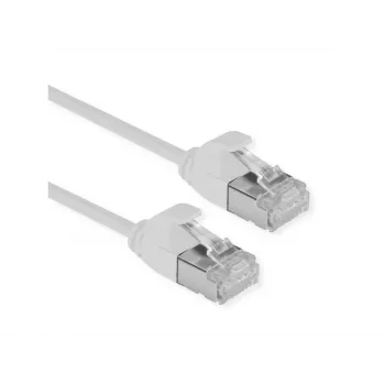 ROLINE DataCenter - paranduskaabel - RJ-45 (M) RJ-45 (M) - 1,5 m - U/FTP - CAT 6a - halogeenivaba, vormitud, takerdumisvastane, keerutatud, 10 Gigabit Ethernet - hall, RAL 7035 (21.15.3304)