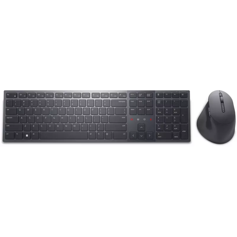 Dell Premier Collaboration klaviatuur ja hiir KM900 – juhtmevaba komplekt, LT, grafiit, USB-A