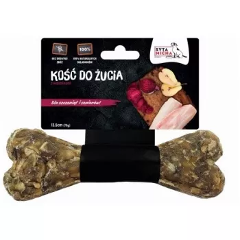Koerte närimiskont SYTA MICHA Puppy 13,5 cm — hambanärimiskont kutsikatele, veiselihamaitse, gluteenivaba, säilitusainetevaba