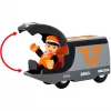 Reisirong BRIO 63604700 oranž-must, puidust mängurongikomplekt, ühilduv BRIO rööbastega