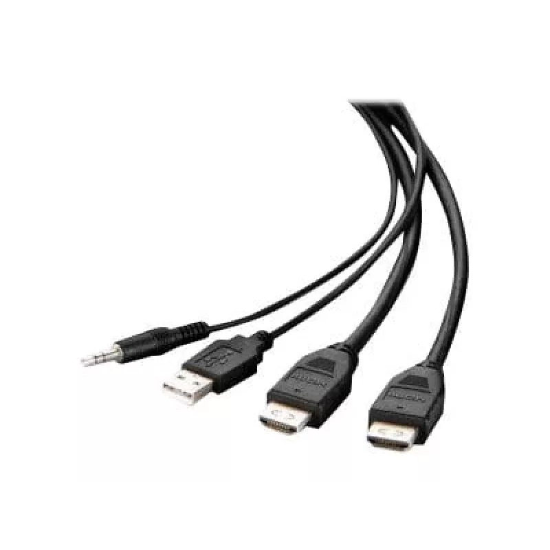 Belkin Secure KVM Combo kaabel - Video- / USB- / Audio-kaabel - TAA-vastav - USB, Mini-Pistik, HDMI (M)