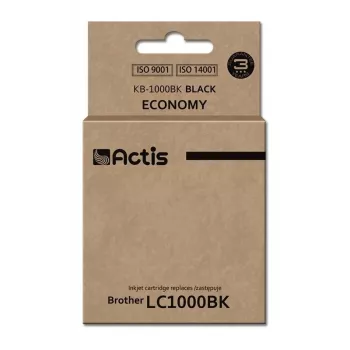 Actis KB-1000BK tindikassett (asendab Brother LC1000BK/LC970BK; standard; 36 ml; must)