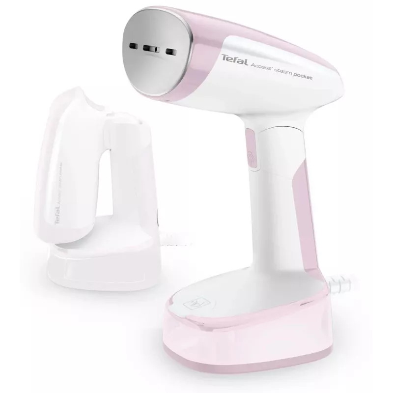 Käeshoitav riideauruti Tefal DT3050, 1300 W, 20 g/min aur, 0,12 L paak, 2,6 m juhe, roosa
