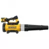 Akutoitega lehepuhur DeWalt DCMBL777X1-QW — harjadeta mootor, 21,5 m³/min, 258 km/h, 9 Ah aku, 3 kiiruse seadistust, 3,2 kg