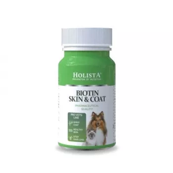 HOLISTA Biotin Skin & Coat - toidulisandid koertele ja kassidele - 90 tk
