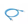 LANBERG võrgukaabel RJ45 Cat6 1 m sinine, U/UTP, CCA keerutatud, AWG24, PCU6-20CC-0100-B