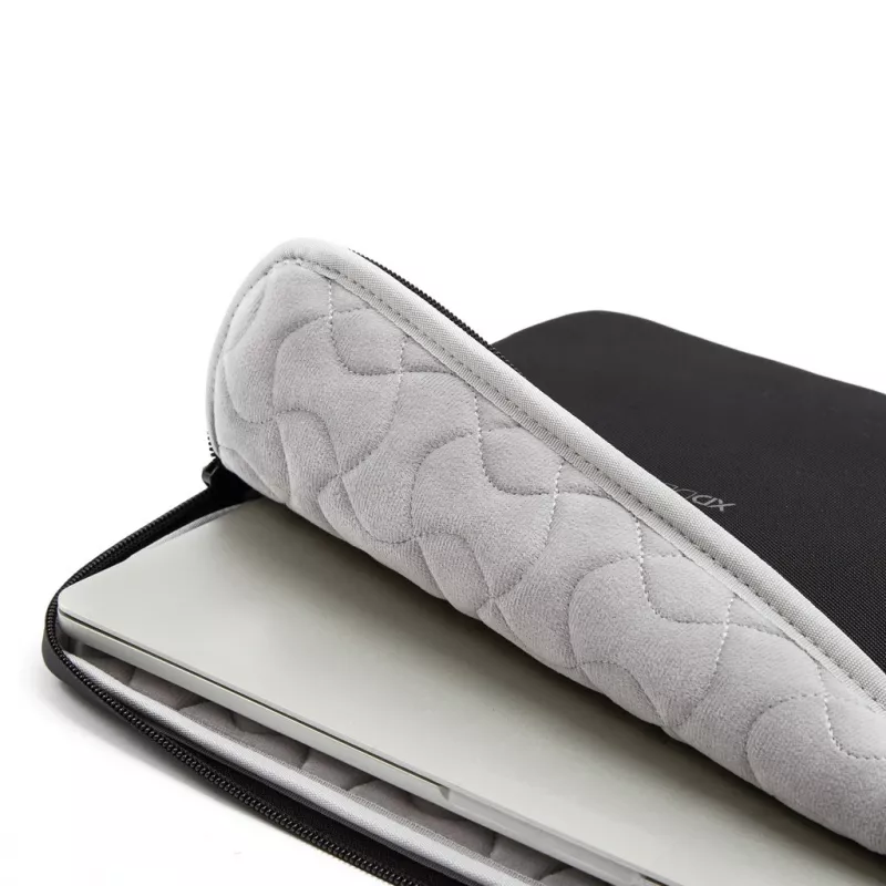 Kaitsva sülearvuti ümbris XDDESIGN P706.201 — 14-tolline (35,6 cm), must, tõmblukuga