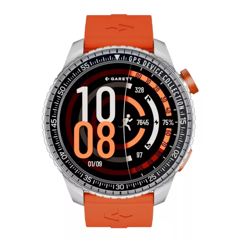 Nutikell Garett Compass GPS hõbedane — Garett Compass GPS srebrny