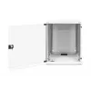 DIGITUS Compact Series DN-19 12-U-S-1 - Seinakapp - Helehall, RAL 7035 - 12U - 48,3 cm (19) (DN-19 12-U-S-1)