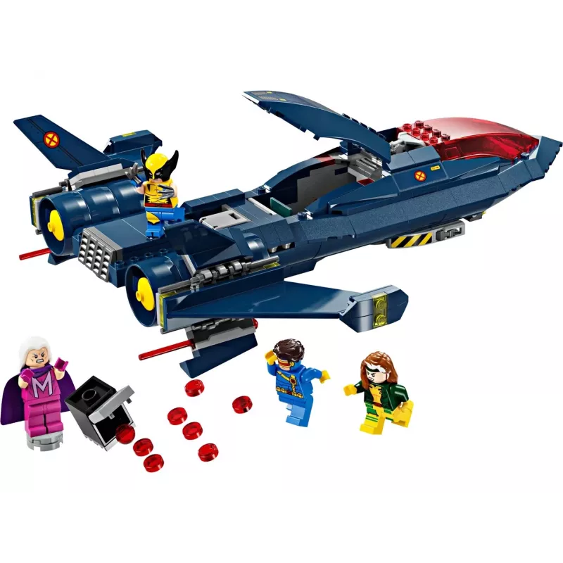 Ehitusmänguasi LEGO Marvel Super Heroes X-Jet 76281 koos 5 minifiguuriga