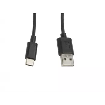 Kaabel Lanberg CA-USBO-10CC-0010-BK (USB 2.0 isane - USB 2.0, USB, Type C isane, 1m, must) (CA-USBO-10CC-0010-BK)