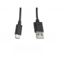 Kaabel Lanberg CA-USBO-10CC-0010-BK (USB 2.0 isane - USB 2.0, USB, Type C isane, 1m, must) (CA-USBO-10CC-0010-BK)