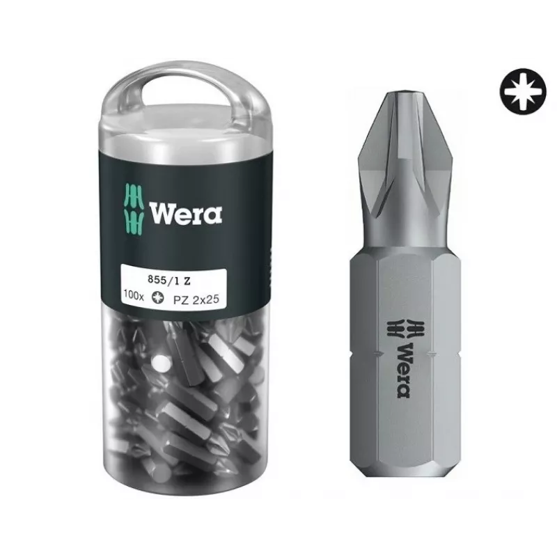 Kruvikeeramisotsakute komplekt Wera 855/1 Z DIY 100 SiS